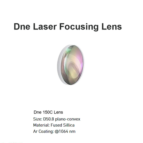 Dne Lazer Odaklama Lensi 150C D50.8 