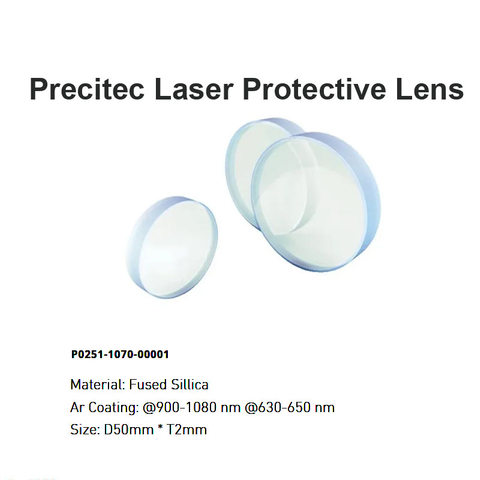 Precitec Lazer Koruyucu Lens D50*T2mm 